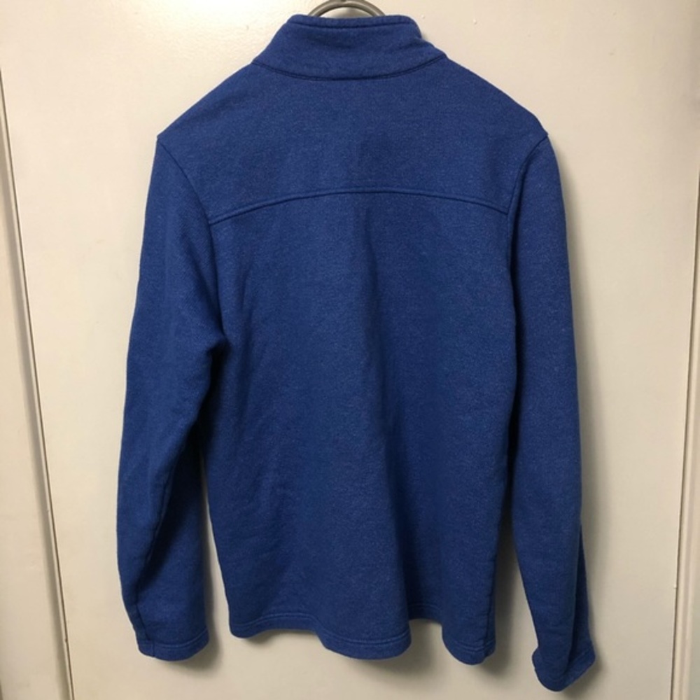 COLUMBIA Blue Thermal 1/4 Zip Jacket Small - Picture 4 of 5